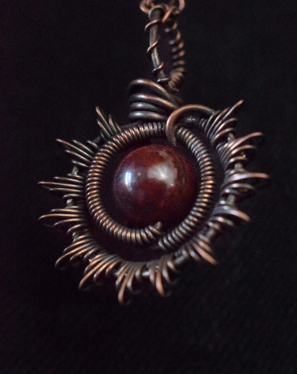 Red Jasper Sun Talisman 2