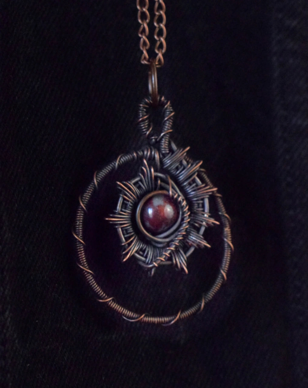 Red Jasper Sun Talisman