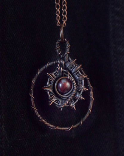 Red Jasper Sun Talisman