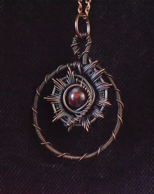 Red Jasper Sun Talisman