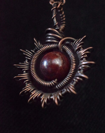 Red Jasper Sun Talisman 2