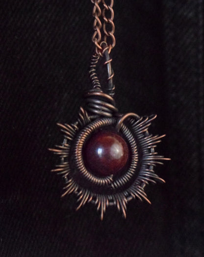 Red Jasper Sun Talisman 2