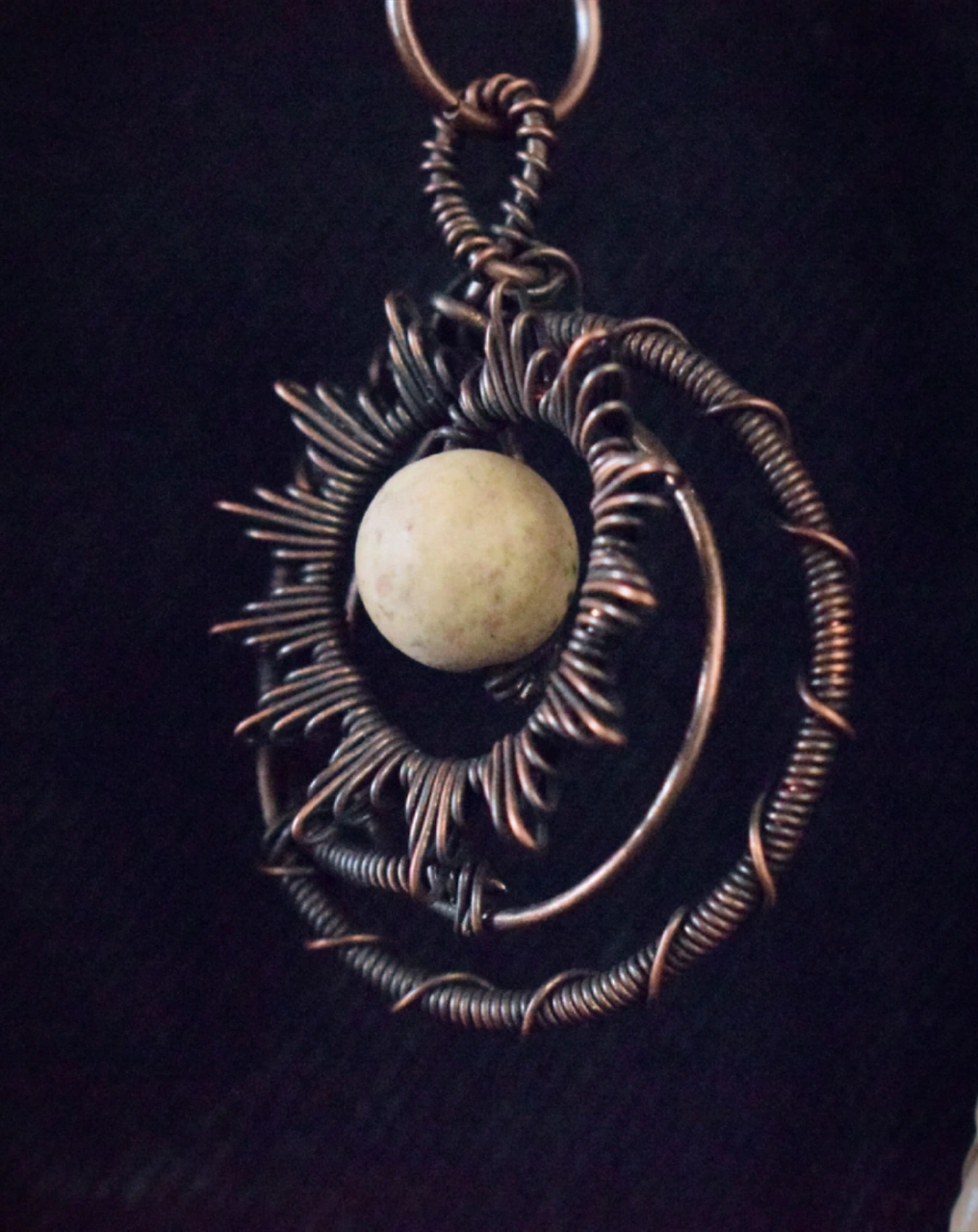 Sand Jasper Sun Talisman