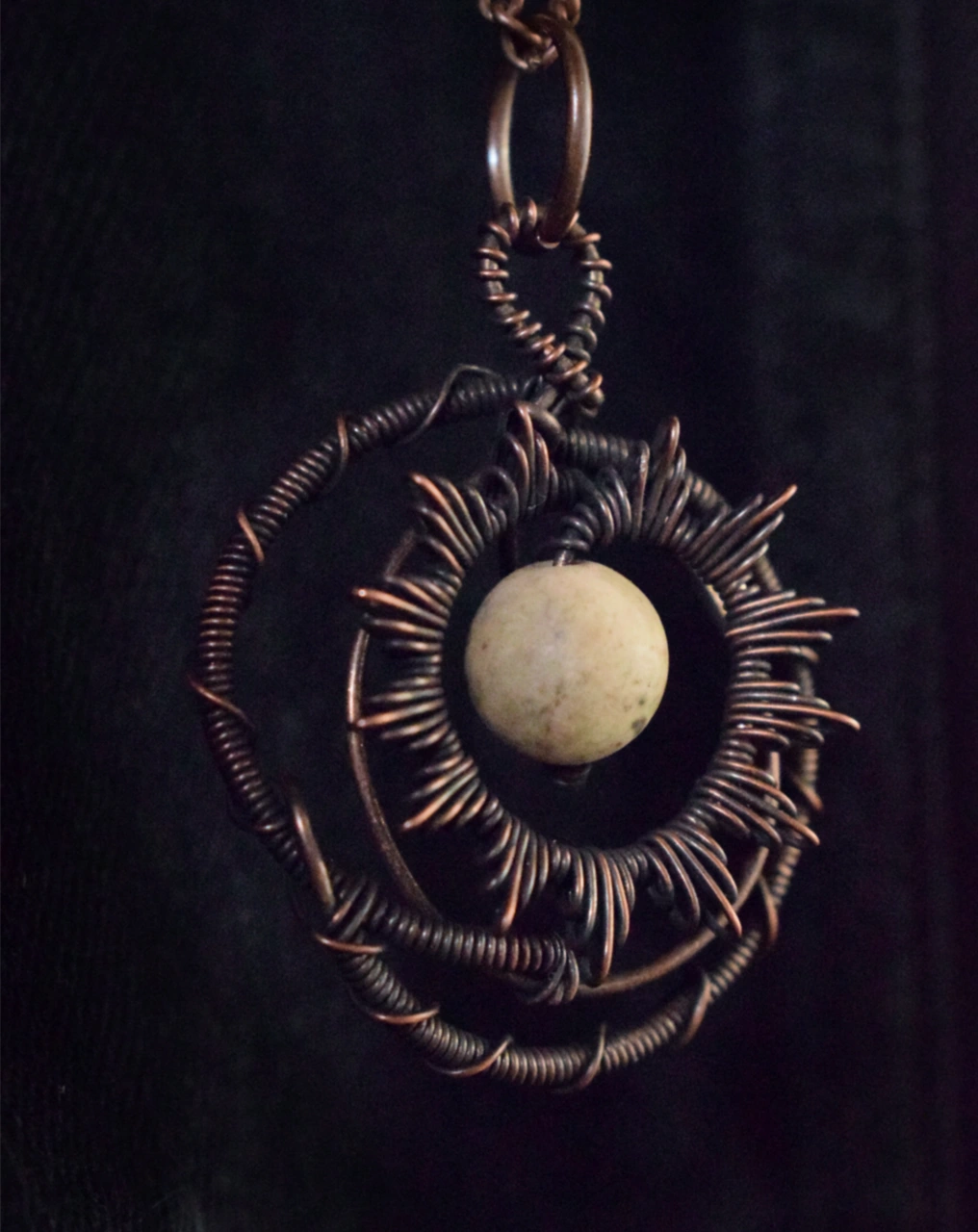 Sand Jasper Sun Talisman